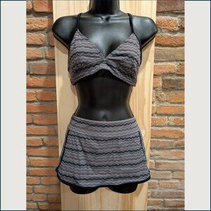 Athleta Ripple Swim Skort and Top